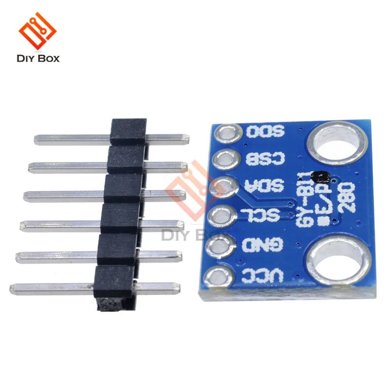 BMP280 цифровой Барометрический датчик давления, сменная плата IIC IEC SPI BME280 3,3 В синий