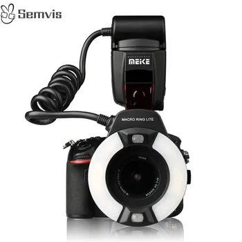 

Meike Camera Flashes MK-14EXT Ring Macro Flash TTL Ring Camera Flashes for Canon Nikon Camera Flashes Photography