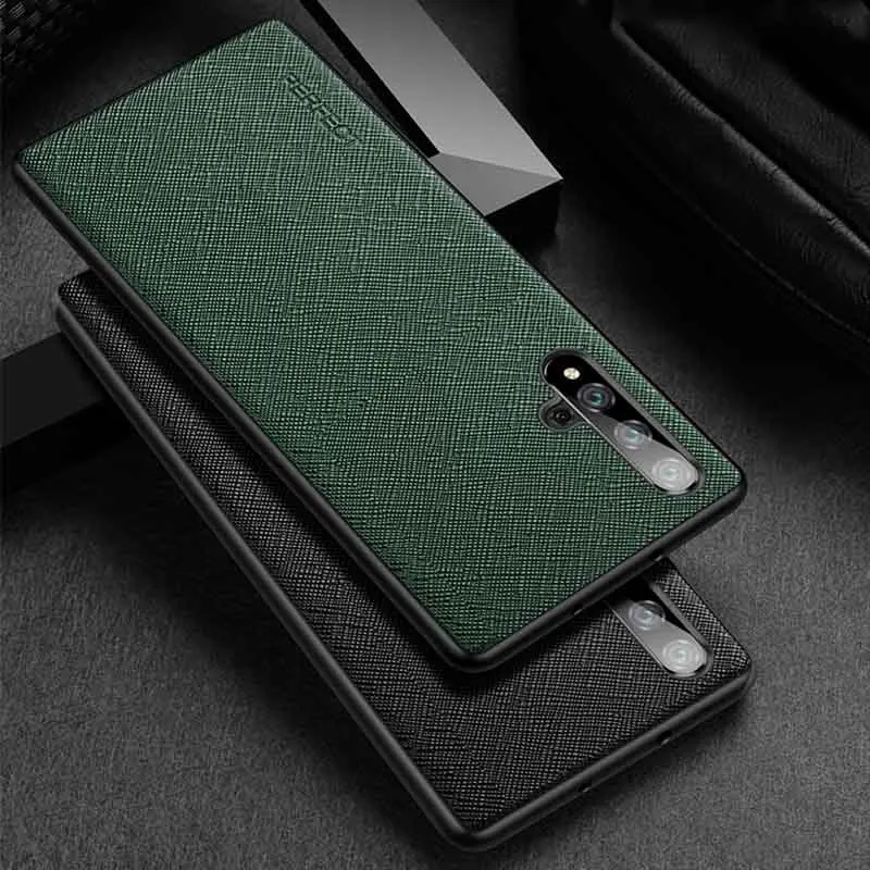 Чехол из натуральной кожи для huawei Honor 20 Pro Чехол прочная задняя крышка Etui Coque для huawei Honor 20Pro чехол Защитный корпус