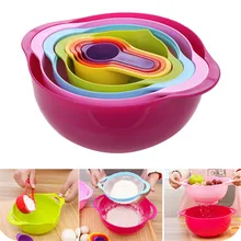 Кухня Ace 8 шт./компл. Кухня для фруктов и овощей для хранения и крылом гаджет мерный стаканчик ложка салатник Пособия по кулинарии приспособления для выпечки и инструменты