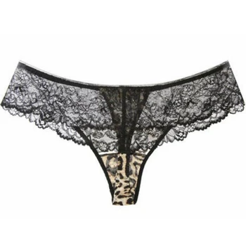 

Underwear Bogeda 100 Silk Women Panties High Quality Black Brown Leopard Sexy Underpants G string Women Free Shipping