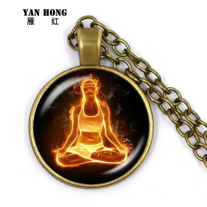 7 chakra flor remolque tanque cadena collar Reiki Heil-meditación