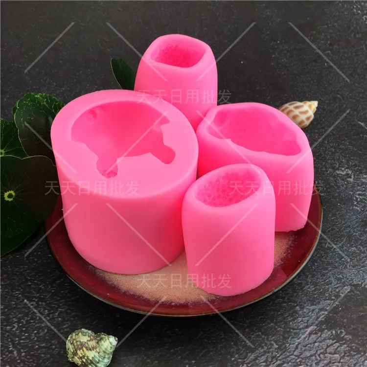 3D форма для шоколада в форме кролика свиньи овцы инструменты выпечки украшения