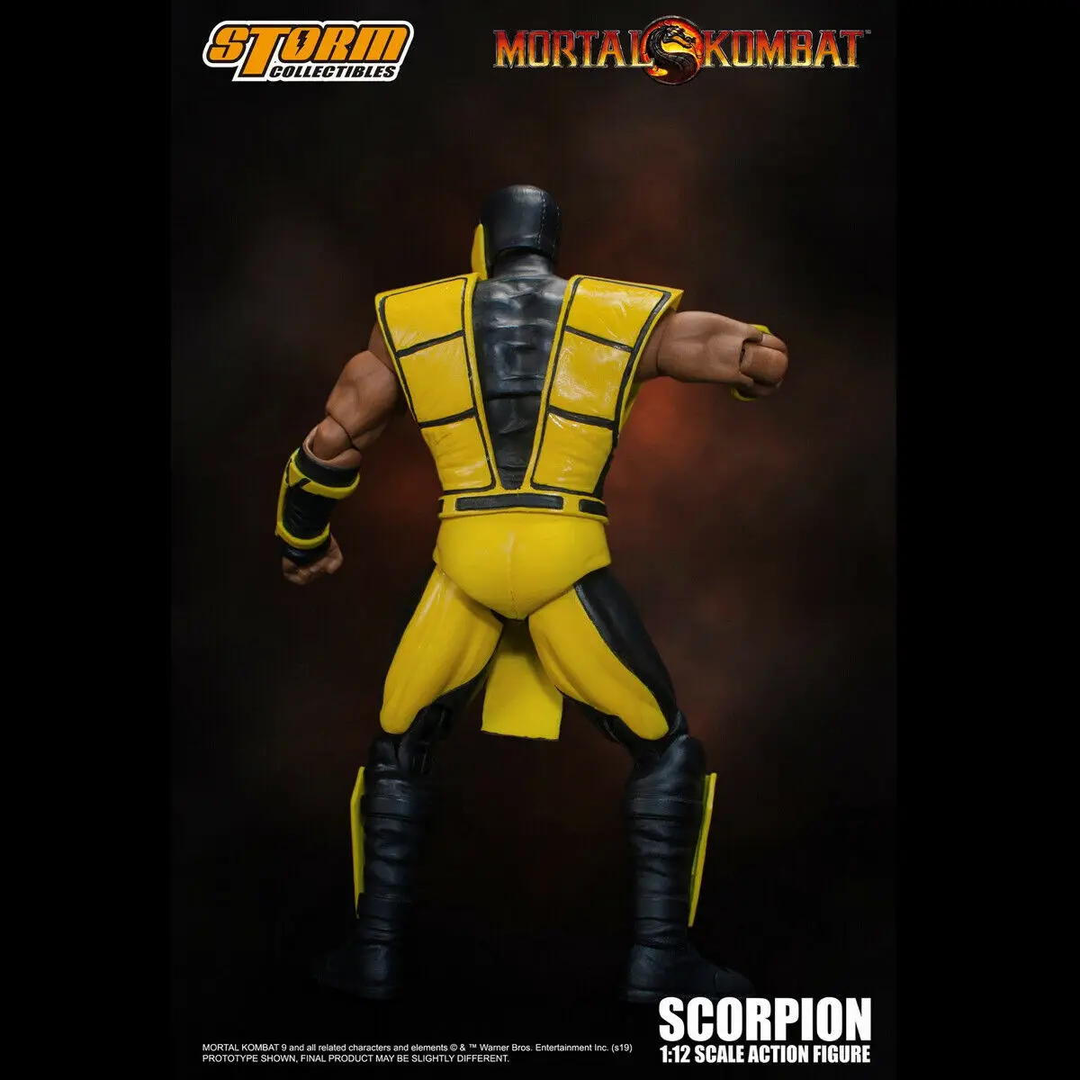 Игрушки от Storm 1/12 масштаб Mortal Kombat Scorpion Коллекционная подвижная фигурка