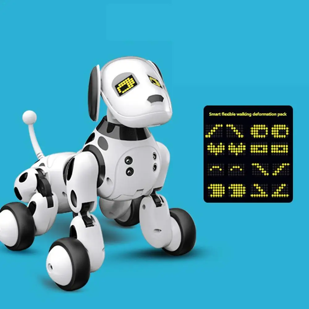2021 New Remote Control Smart Robot Dog Programable 2.4G Wireless Kids Toy Intelligent Talking Robot Dog Electronic Pet kid Gift