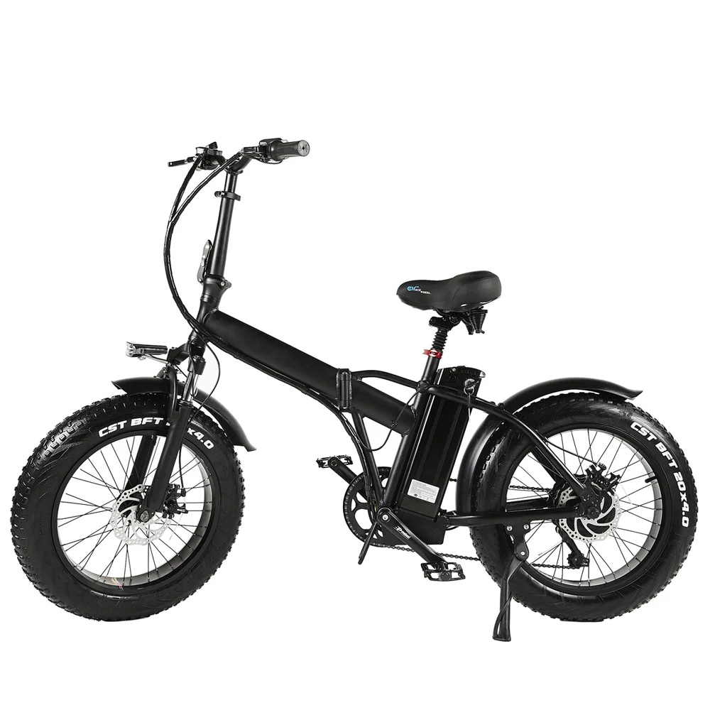 

GW20 500W 20 Inch Electric Folding Bike, 4.0 Fat Tire, 48V 15Ah Powerful Lithium Battery, Snow Bike, Power Assist Bicycle
