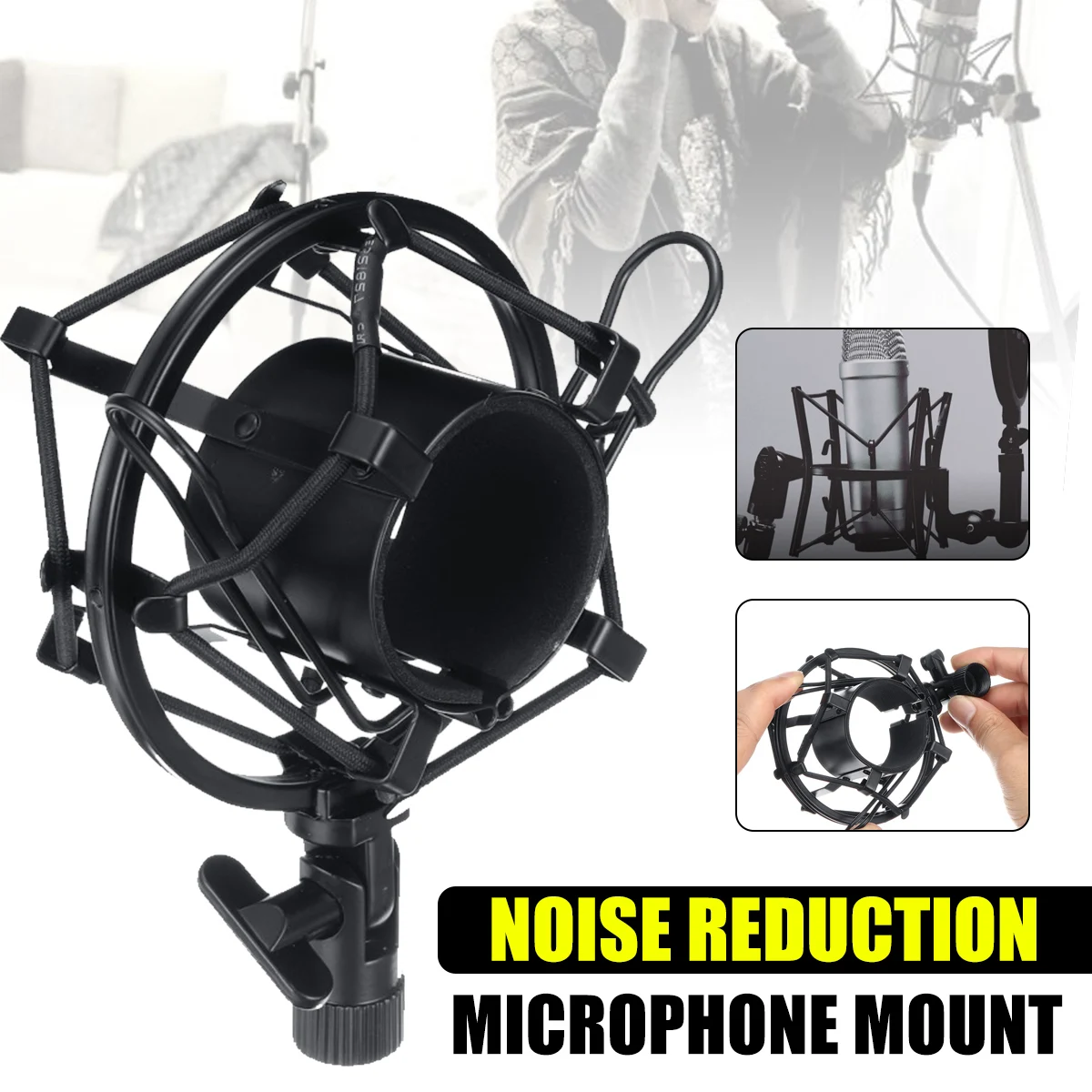 Mic Stand Clamp at2020 atr250 Студия Аудио запись пауки микрофон ударопрочный держатель с