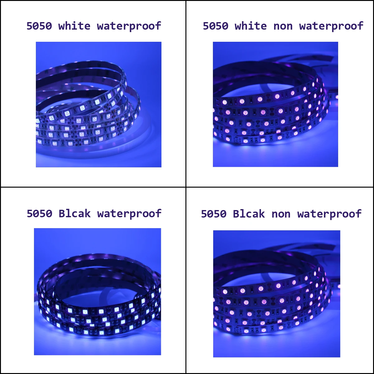 395-405 nm UV LED Strip Light 12V Power Switch Dimmer Ultraviolet Flexible Tape lamp kit For Body painting Fluorescent party DIY
