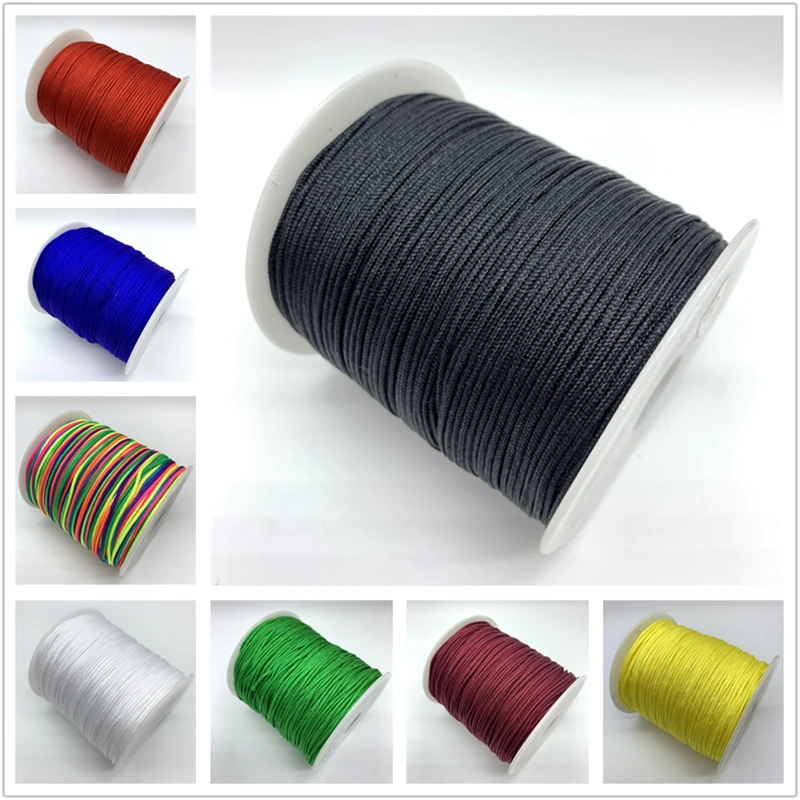 10Yards/Lot 0.5mm Nylon Cord Rope Bracelet Rope Chinese Knot Macrame Cord For Jewelry Making DIY Shamballa Bracelet