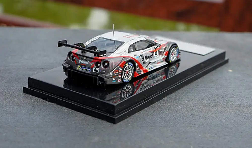 1/64 Nissan SUPER GT GT500 ралли#46 литая под давлением модель автомобиля