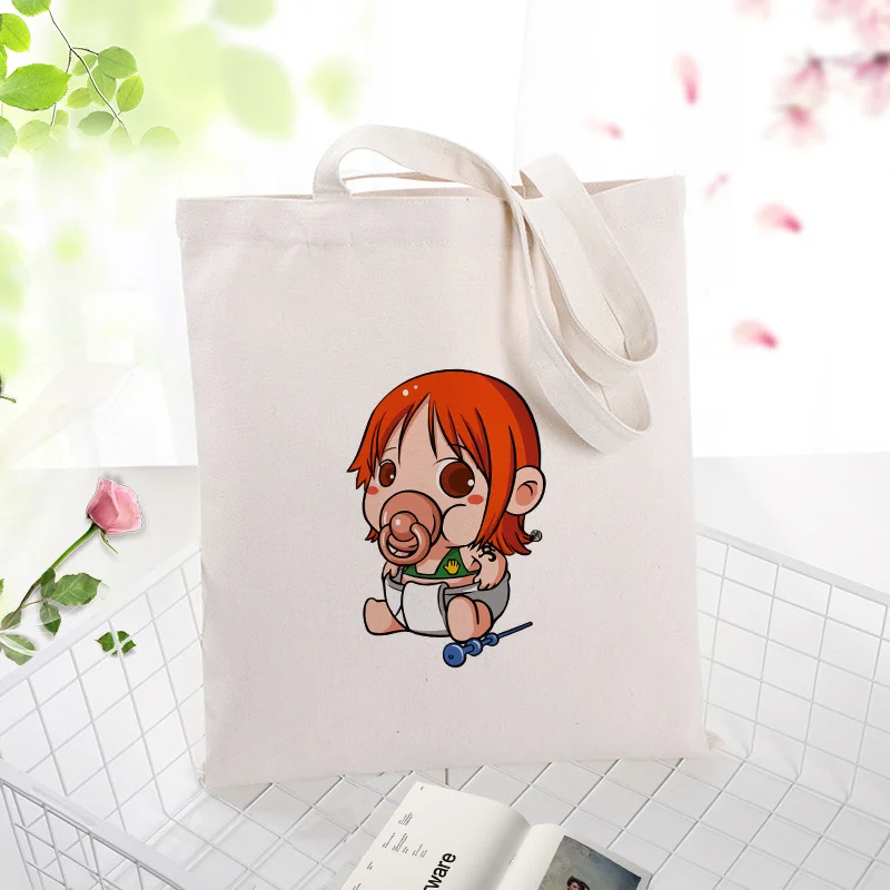 

one piece Canvas Tote Bag Shopping Bag Custom Print Logo Text DIY Daily Use Eco Ecologicas Handbag Reusable Recycle