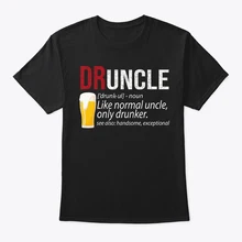 Забавная футболка с надписью Druncle Definition Uncle men
