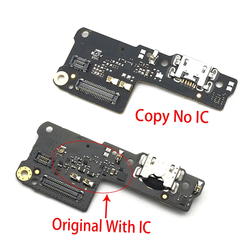 10 шт./лот, для Xiaomi Redmi 7A док-разъем Micro USB зарядное устройство зарядный порт микрофон с гибким кабелем доска