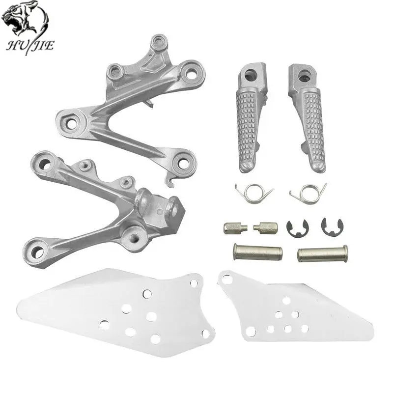 Передняя подножка мотоциклиста подножки Кронштейн Набор для KAWASAKI Ninja ZX6R 2009-2011 10 US$32,36