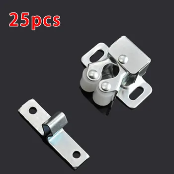 

Magnetic Door Closet Latch Cabinet Drawer Cold Rolled Steel Noise Reduce 25pcs