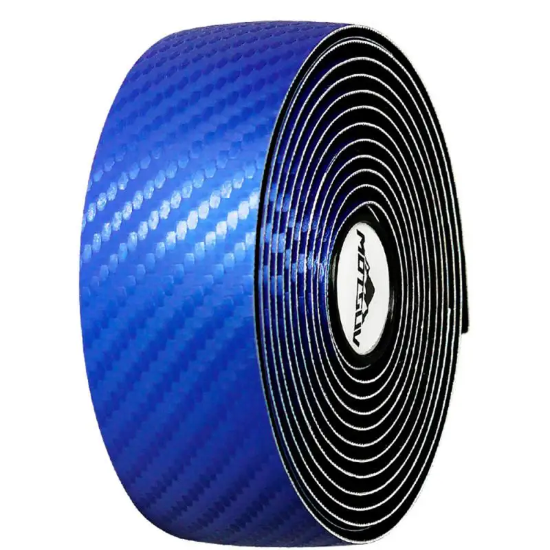 MOTSUV Road Bicycle Handlebar Carbon Fiber Pattern EVA PU Bar Tapes Soft Cycling Damping 2 Bar Plug Non-slip Shock Straps bike handlebar tape bicycle handlebar strap