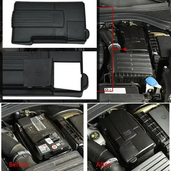 

Hot New 1 Pc Auto Car Engine Battery Dustproof Cover Negative Electrode Waterproof Protective Cover Case For Volkswagen Tiguan L