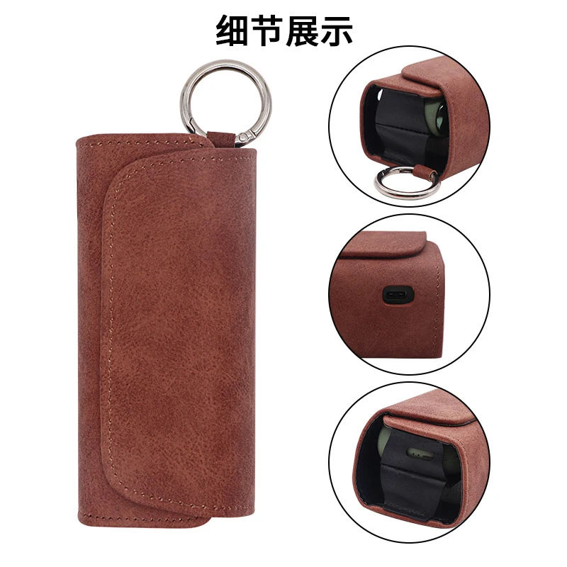 5 Colors Flip Bag for Iqos Iluma Case Pouch Holder Double Book Wallet  Leather Cover for IQOS 4 Iluma Accessories