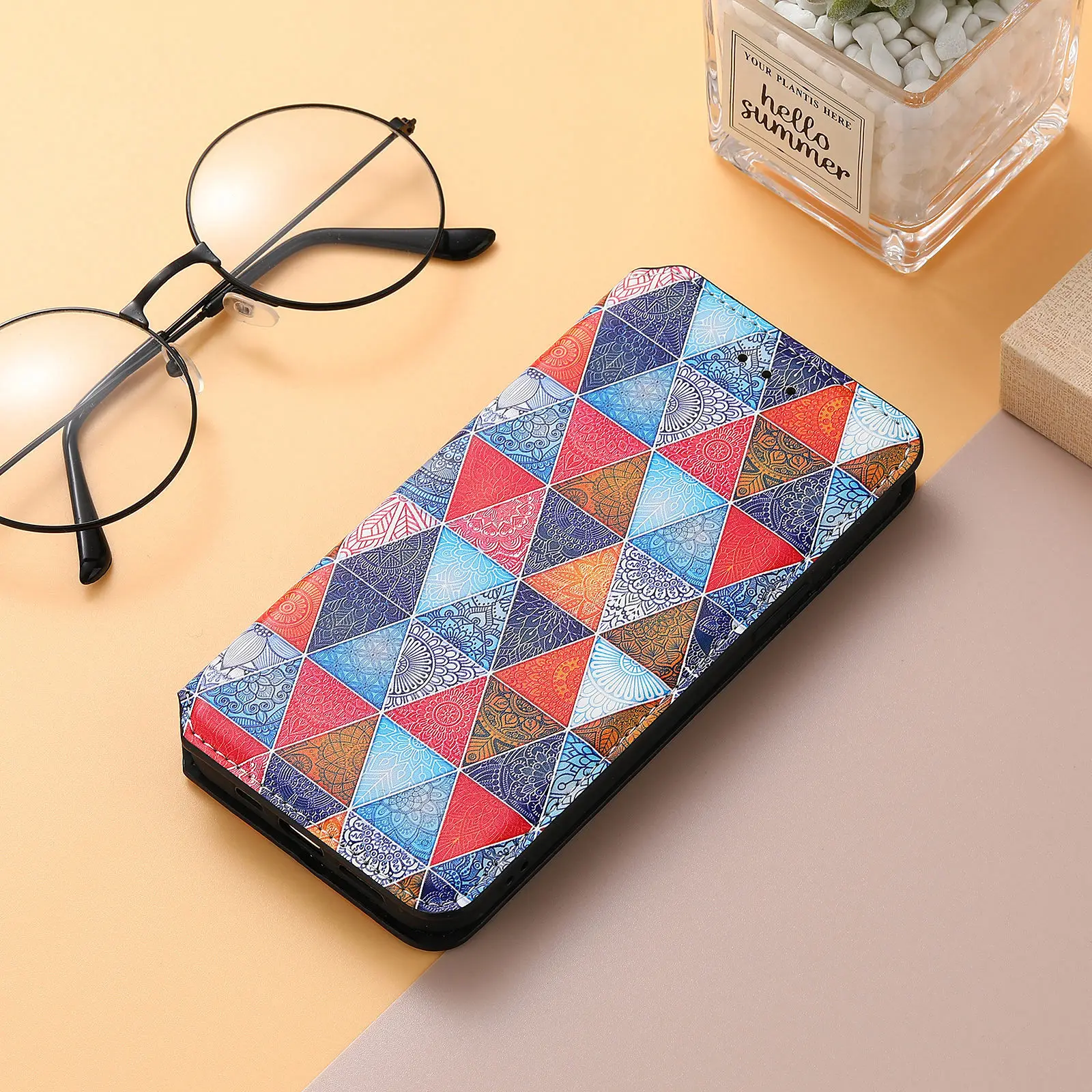 samsung cute phone cover Colorful Leather Flip Case For Samsung Galaxy S20 S21 Ultra 5G S9 S10 Plus S20 FE Magnetic Phone Wallet Book Cover Card Holder samsung flip phone cute