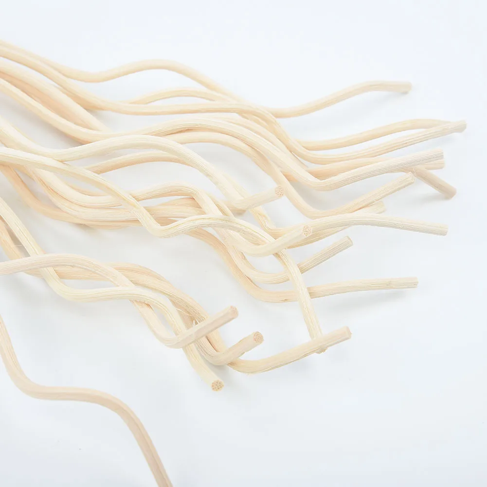 20x длинный волнистый ротанговый Ароматический диффузор Сменные запасные палочки
