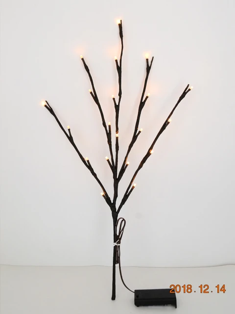 branches Lumineuses / branches Décoratives Marron avec 20 LEDs 