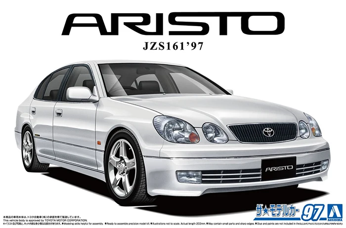 Модель автомобиля aoshin 1/24 TOYOTA JZS161 ARISTO V300/ Toyota JZS147 Aristo 3 0 V/Q 1991 #05668/05788 |