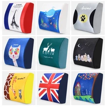 Cojín Lumbar para asiento de oficina, almohada para la cintura, para la espalda del coche