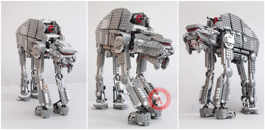 Najtaniej Nowe pierwsze zamówienie ciężki atak Walker AT M6 Fit Legoings figurki z gwiezdnych wojen Model 75189 klocki do budowy cegła zabawka dziecięca na prezent Xmas