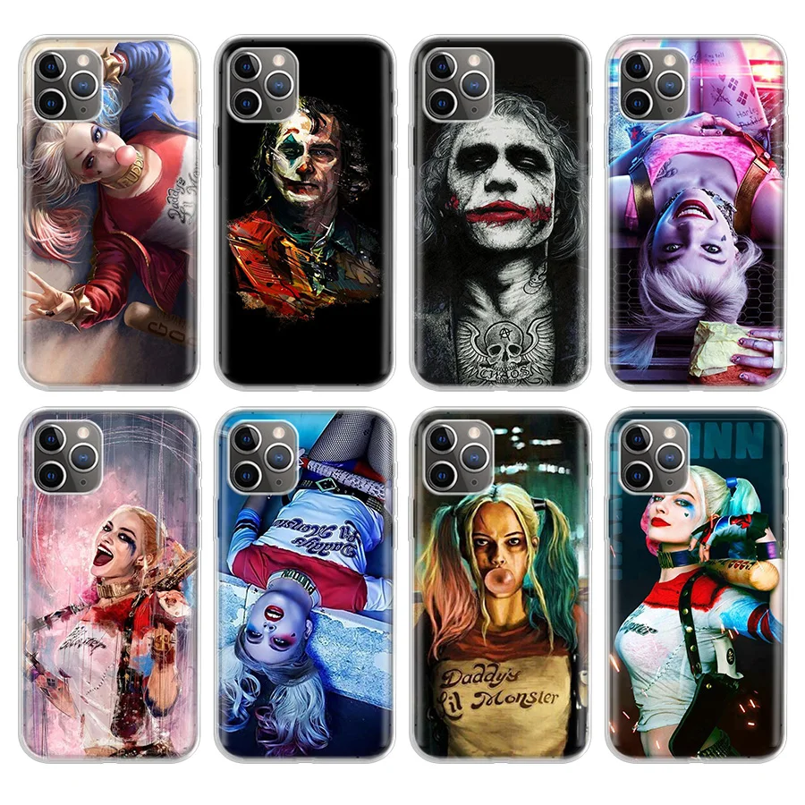 

Hero Joker and Harley Quinn Phone Case For Apple iPhone 11 Pro 6 6S 7 8 Plus 10 X XS MAX XR 5 5S SE Phone Case Cover