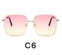 

51 2020 hot new light Sunglasses large frame fashion glasses