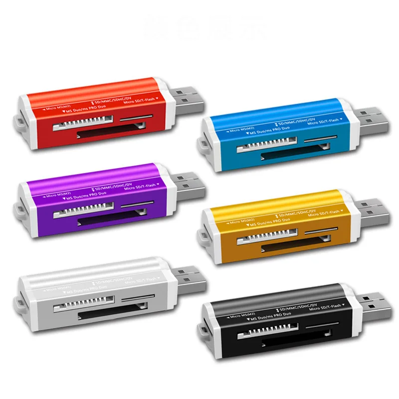4 In 1 USB Card Reader Flash Drive High speed USB2 0 Universal OTG TF SD 3