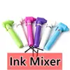 Electric Tattoo Ink Mixer Pigment Agitator Machine Supply Tool Eyebrow Color Makeup Liquid with 5 Mixing Sticks Set