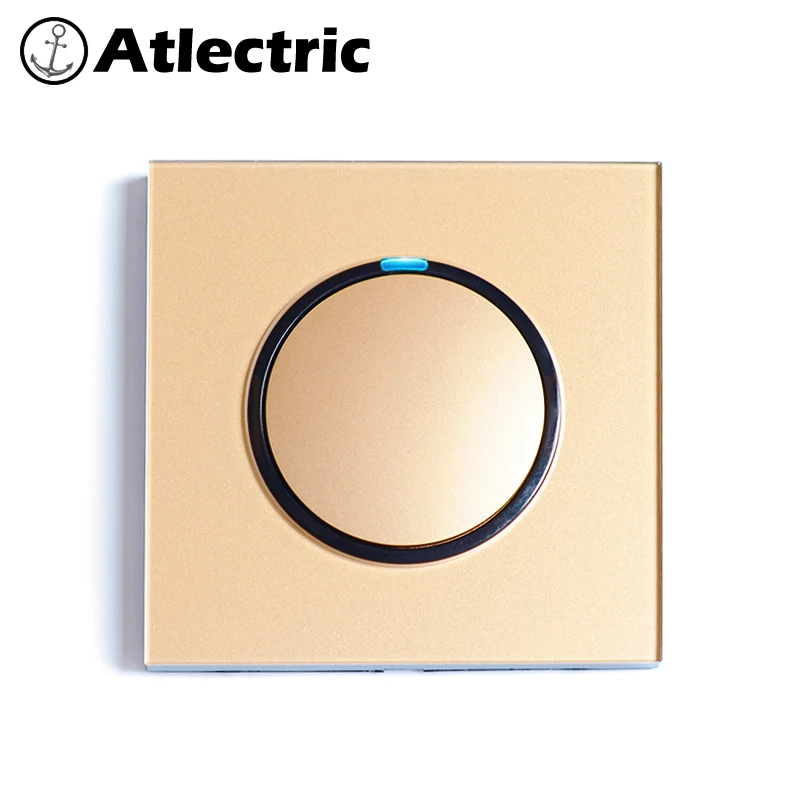 Atlectric на кнопку включения/выключения переключатель 1/2/3/4 Gang 1/2 способ настенный