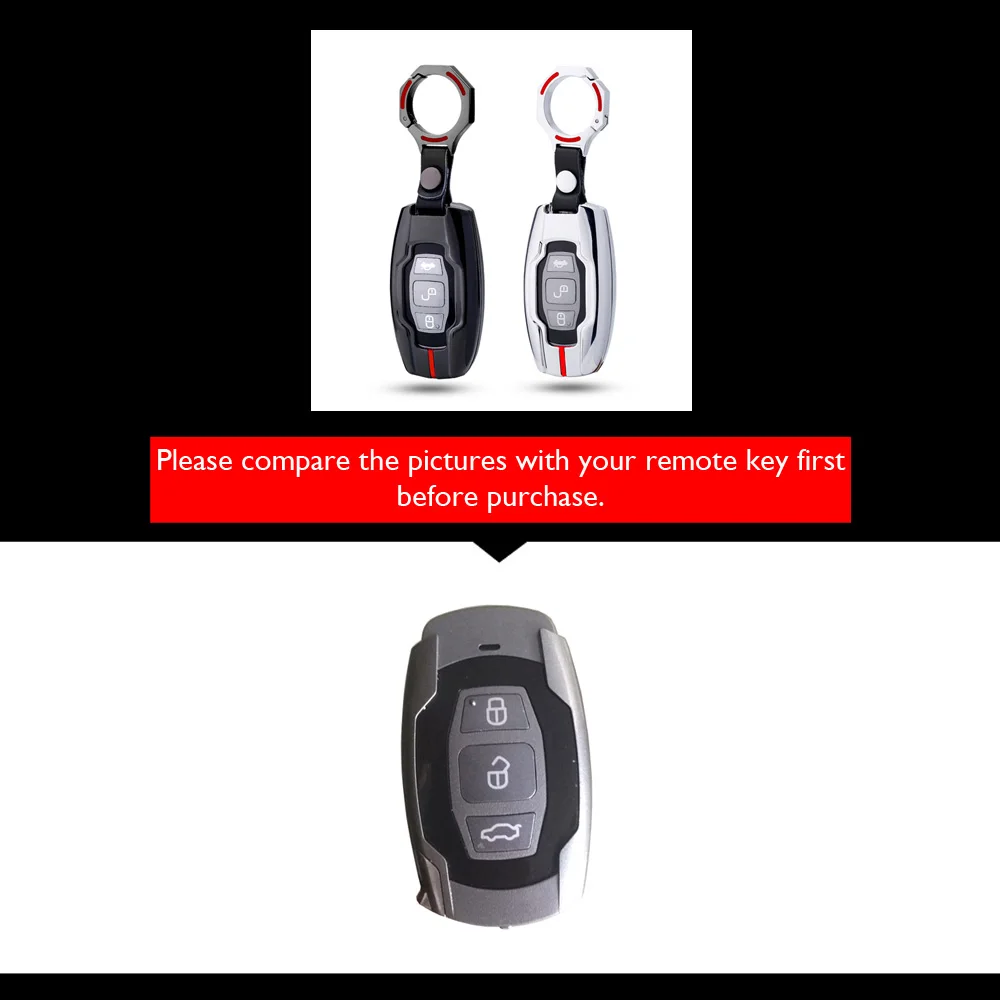 Чехол для ключей из цинкового сплава для BYD Surui Qin Song G6 G5 S7 Sirui Smart Remote Fob Shell Защитная крышка сумка для ключей авто аксессуар