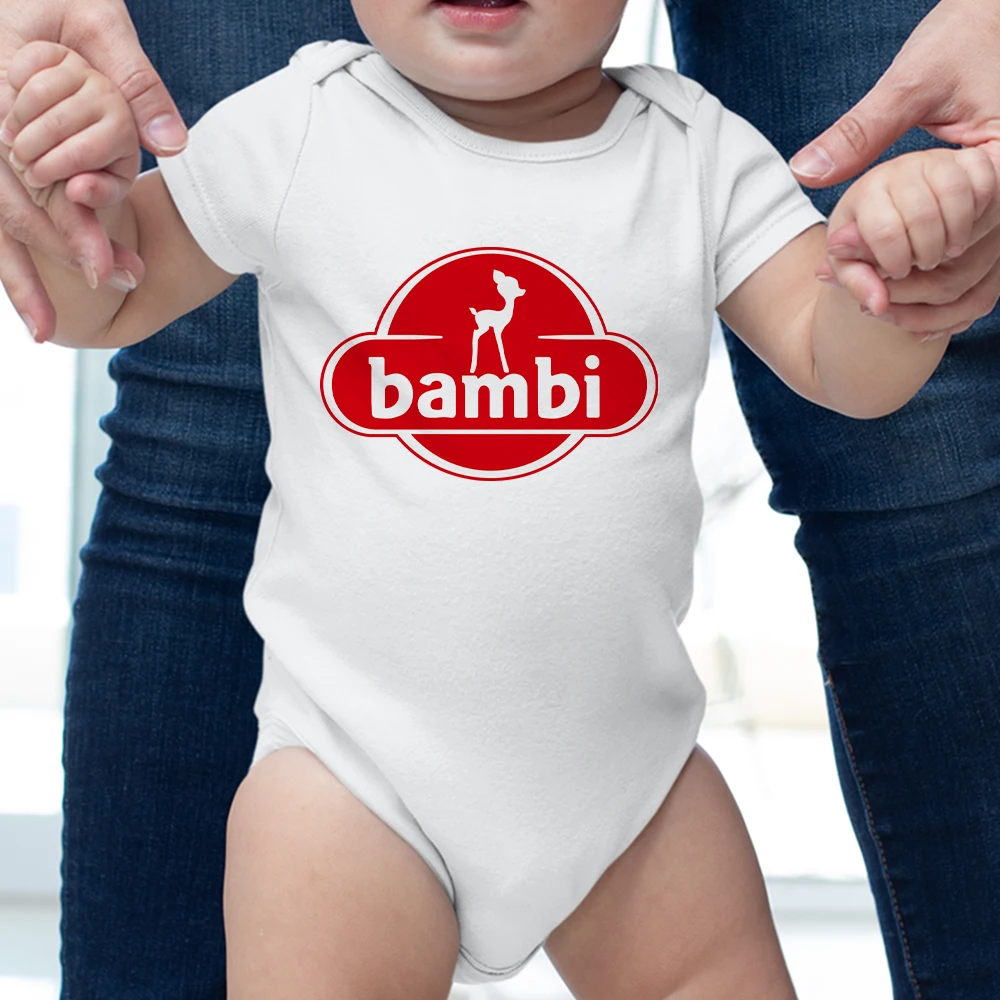 

Disney Cute Newborn Baby Ropa Bebe Niña Bambi Owl Print Comfy Baby Rompers Y2K Style Harajuku Toddler Bodysuits Dropship Clothes