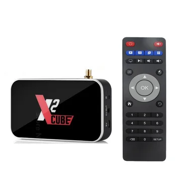 

X2 cube Smart Android 9.0 TV Box Amlogic S905X2 2GB DDR4 16GB ROM Set Top Box 2.4G/5G WiFi 1000M BT5.0 4K HD Media Player X2 pro