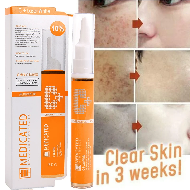 15ML Freckle Remover Gel Vitamin C Whitening Anti-Freckle Cream Pencil to effectively remove stains and freckles 15ML Freckle Remover Gel Vitamin C Whitening Anti-Freckle Cream Pencil to effectively remove stains and freckles