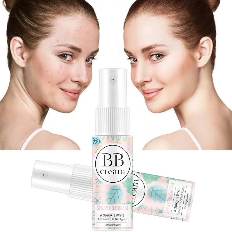 HOT Spray BB Cream Concealer Brighten Whitening Moisturizing Base Face