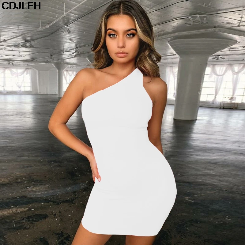 Robe Sexy Club Dresses Summer Solid Color Backless Spaghetti Straps Nightclub Dress Bodycon Mini Sundress Elegant Party Vestidos