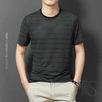 

Short-sleeved t-shirt men's casual simple bottoming shirt half-sleeved clothes 4688