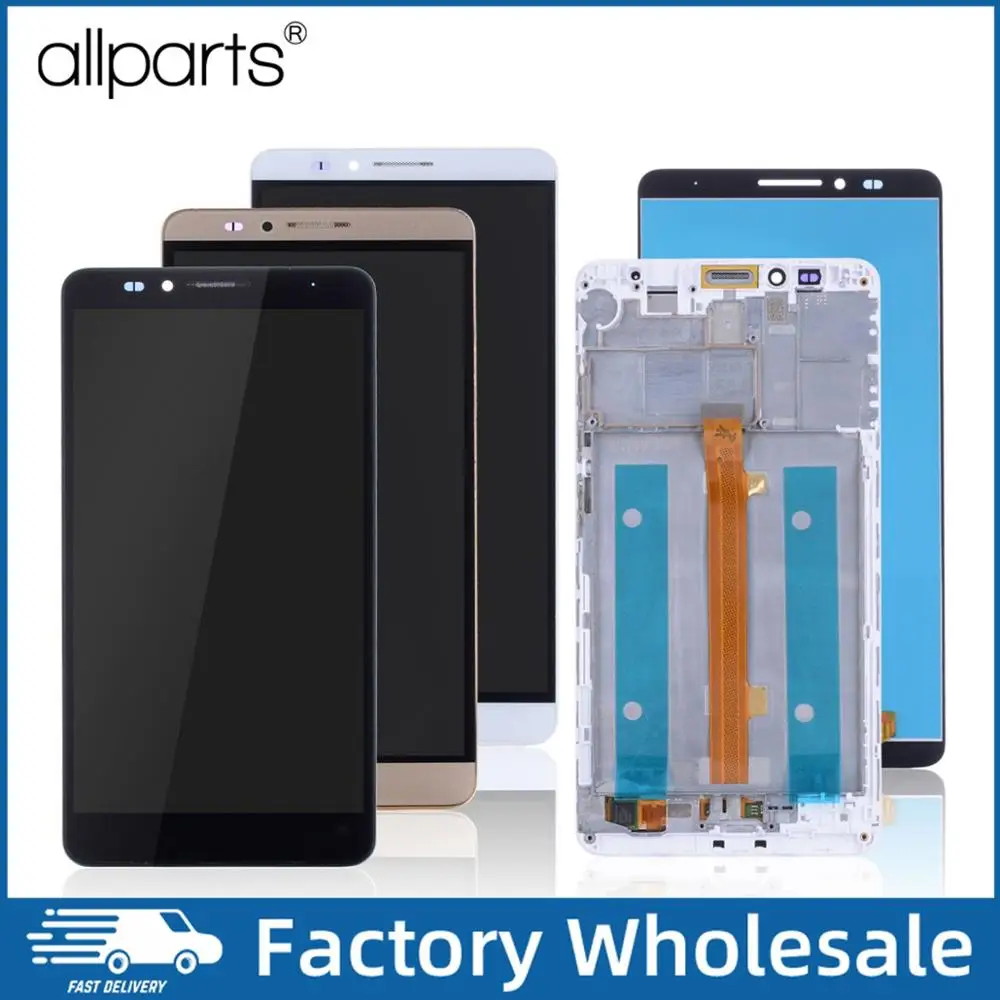 Дисплей для HUAWEI Mate 7 MT7 L09 LCD в сборе с тачскрином на рамке Оригинал 6.0'' белый