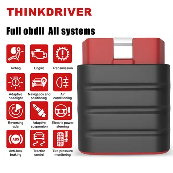 

LAUNCH Thinkdriver Obd2 Scanner Bluetooth Professional Full System 15 Reset Functions Obd Automotive Scanner Car Diagnostic Tool