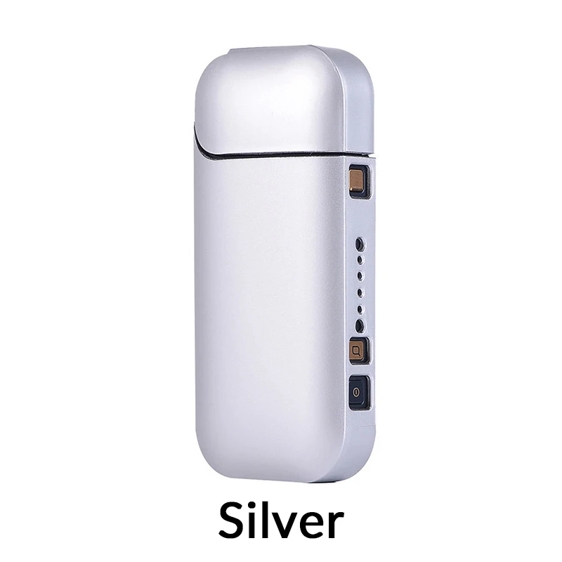 Silver Чехол Volcanee из поликарбоната для IQOS 2,4 Plus, декоративный защитный чехол с защитой от пыли, электронная сигарета, мод, аксессуары для Vape - Цвет: Silver