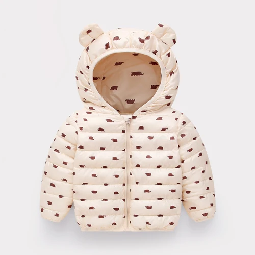 Куртки для девочек ветровка для девочки - Цвет: beige