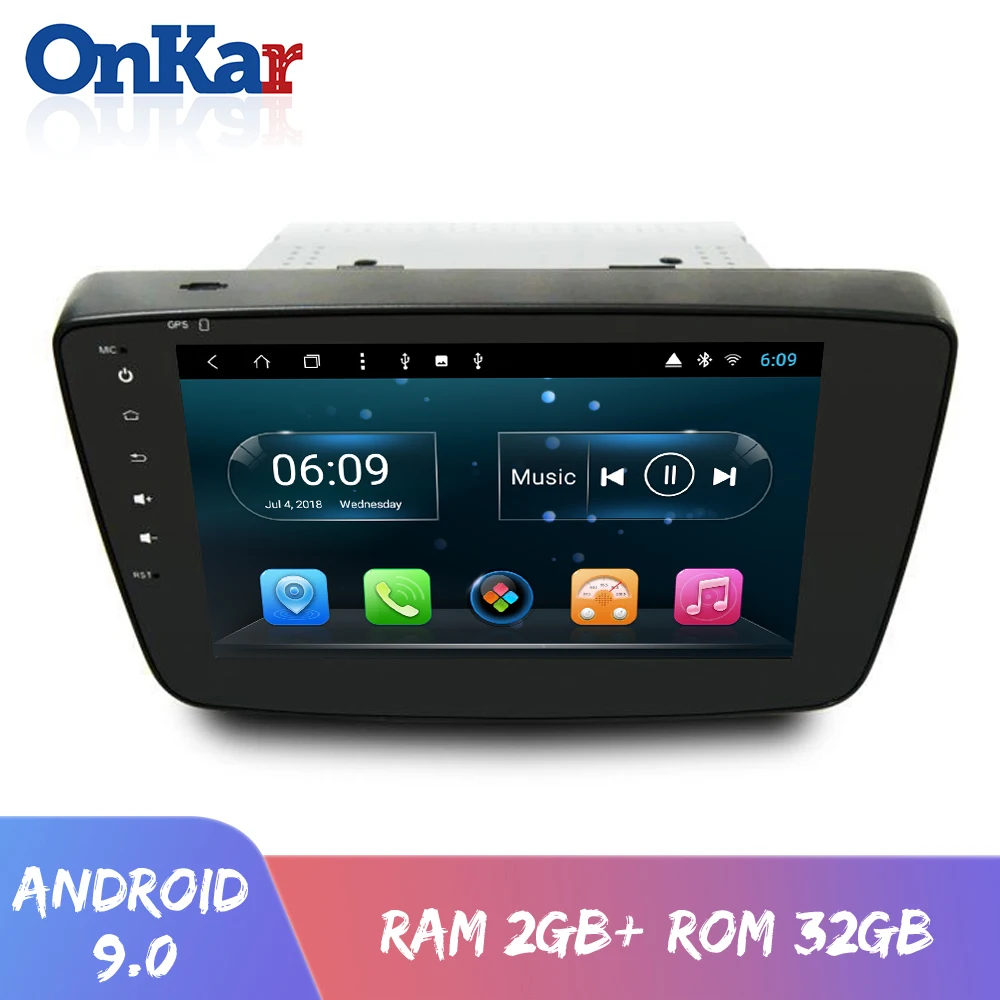 Onkar 2 din Android головное устройство для Suzuki Baleno 2016-2019 9 0 2G + 32G GPS радио Mp5 Wifi Bluetooth