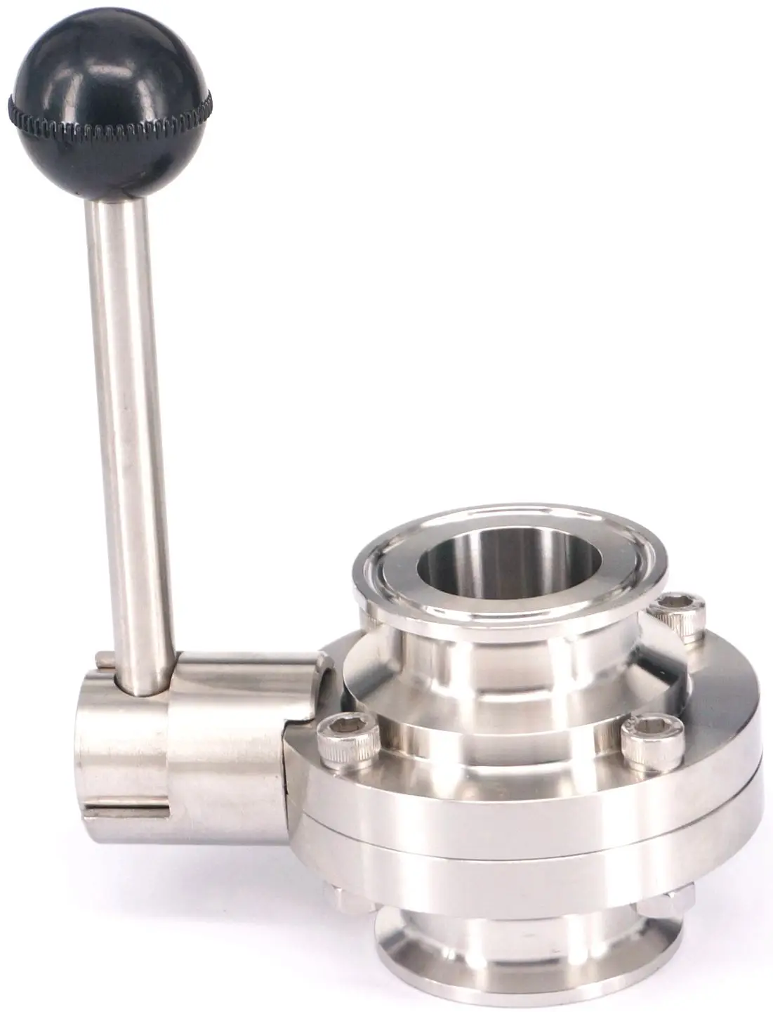Ferrule OD 50,5mm 64mm Tri Clamp 1.5 "2" 304 Edelstahl Sanitär Schmetterling Ventil HomeBrew Bier molkerei – Detail 2