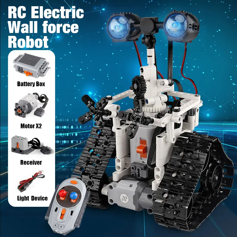 7112 Idea Серия робот RC WALL E с 21303 игрушки Модель Строительный набор самоблокирующиеся