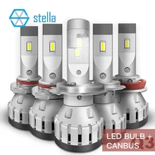 Stella ошибок светодиодный лампы для авто H7 светодиодный CANBUS H8 H11 H4 9012 подключению CAN-шины декодер сигнальный подавитель лампы для передних фар Противотуманные фары
