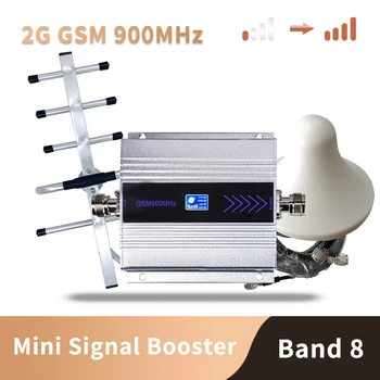 

GSM Repeater 900MHZ Mobile Signal Booster 900 Mhz Cellphone Signal Booster Ampli 2G Repetidor 65dB Amplifier Full Kit