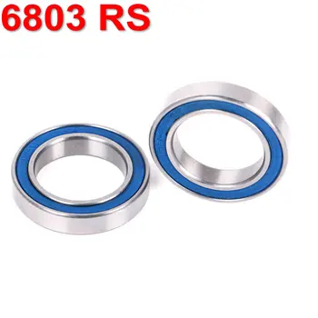 

2Pcs Si3N4 Bicycle Ceramic Ball Bearing Rubber Sealed 17x26x5 6803 2RS Bike Part